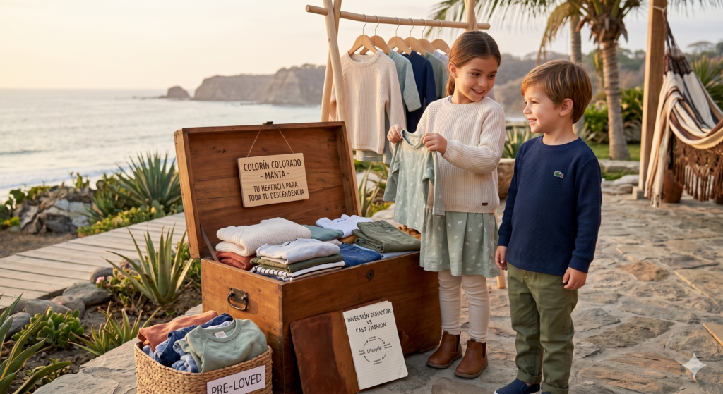 Moda infantil sostenible en Manta