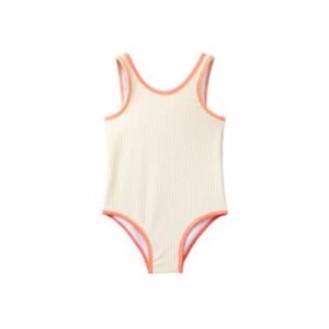 traje de baño beige
